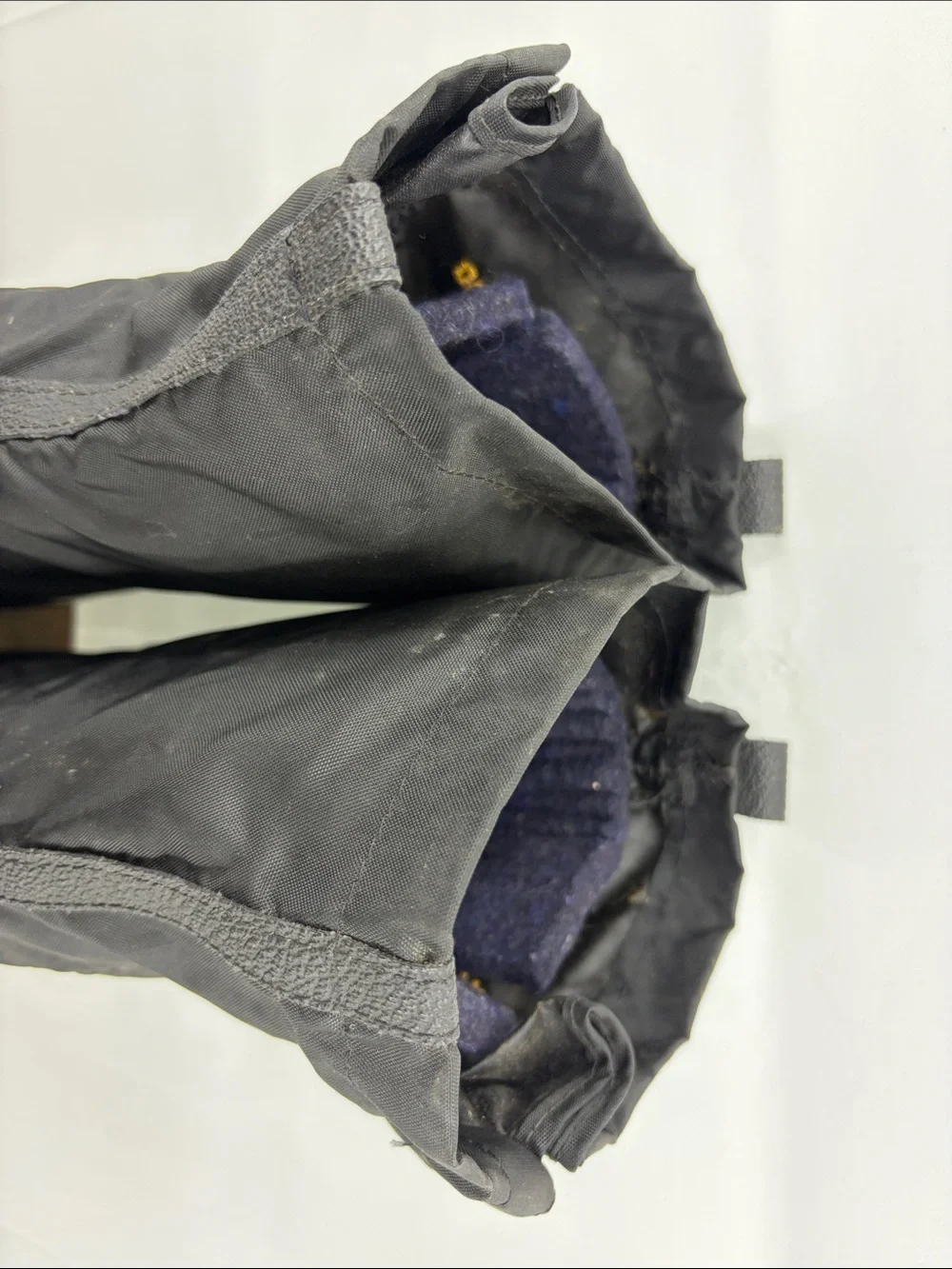 Vintage 70s 80s Ski-Doo Bombardier Black Snowmobile Winter Duck Boots, Mens 8